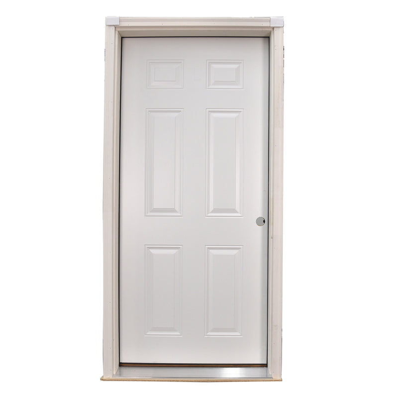 SPECIAL 3/0 x 6/8 Smooth Fiberglass 6-Panel Door