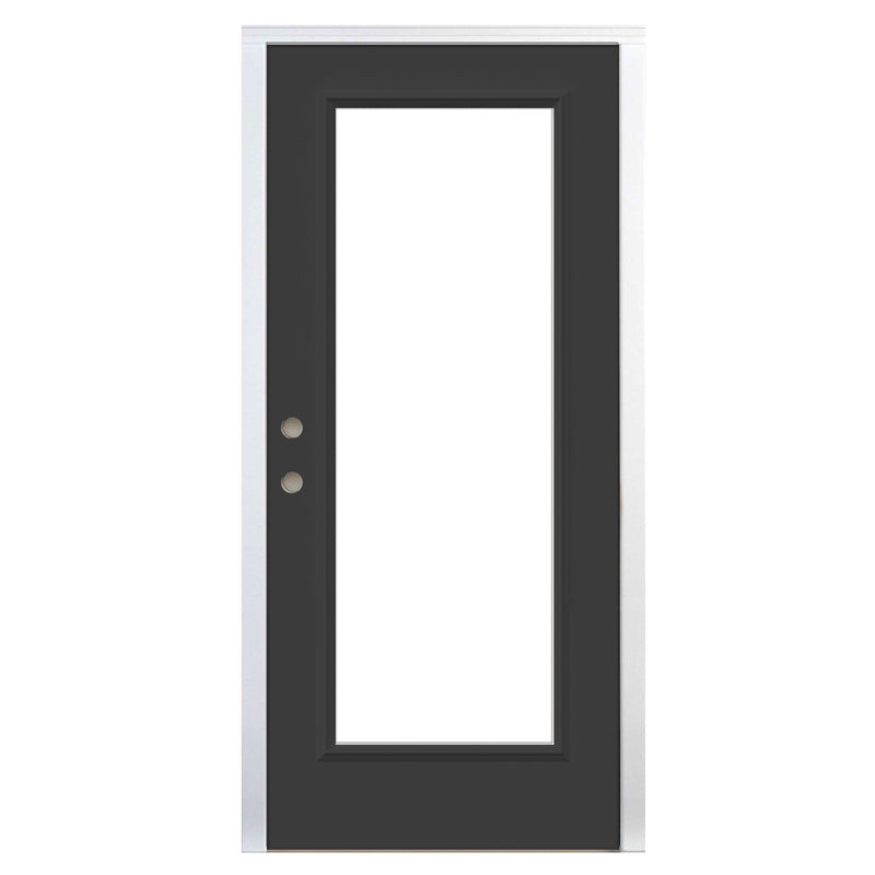 Steel Full Lite Prefinished Door