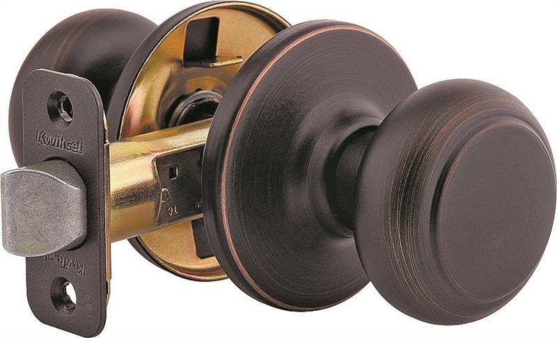 Kwikset 200CV 11P CP Closet Door Knob, Venetian Bronze