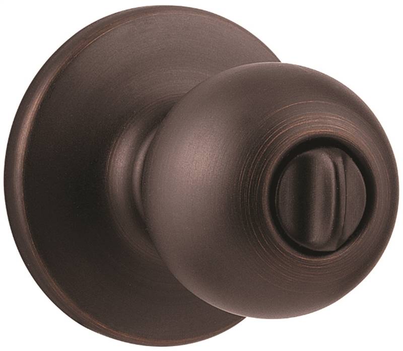 Kwikset 300P-11P CP Privacy Door Knob, Venetian Bronze