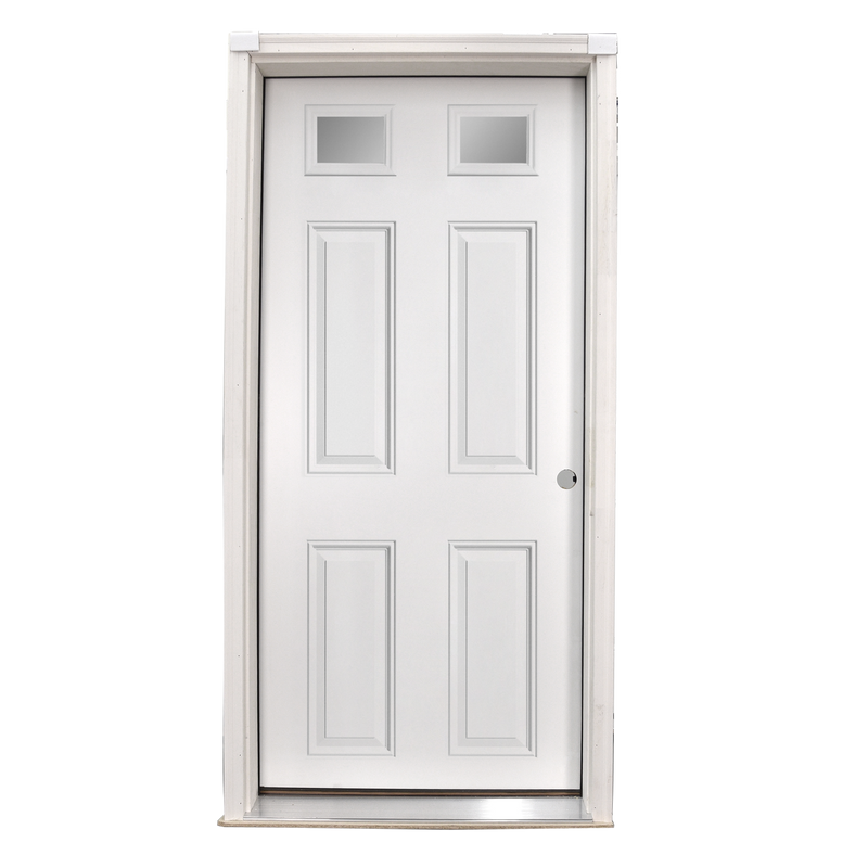 2 Lite MHD Steel Prehung Exterior Doors