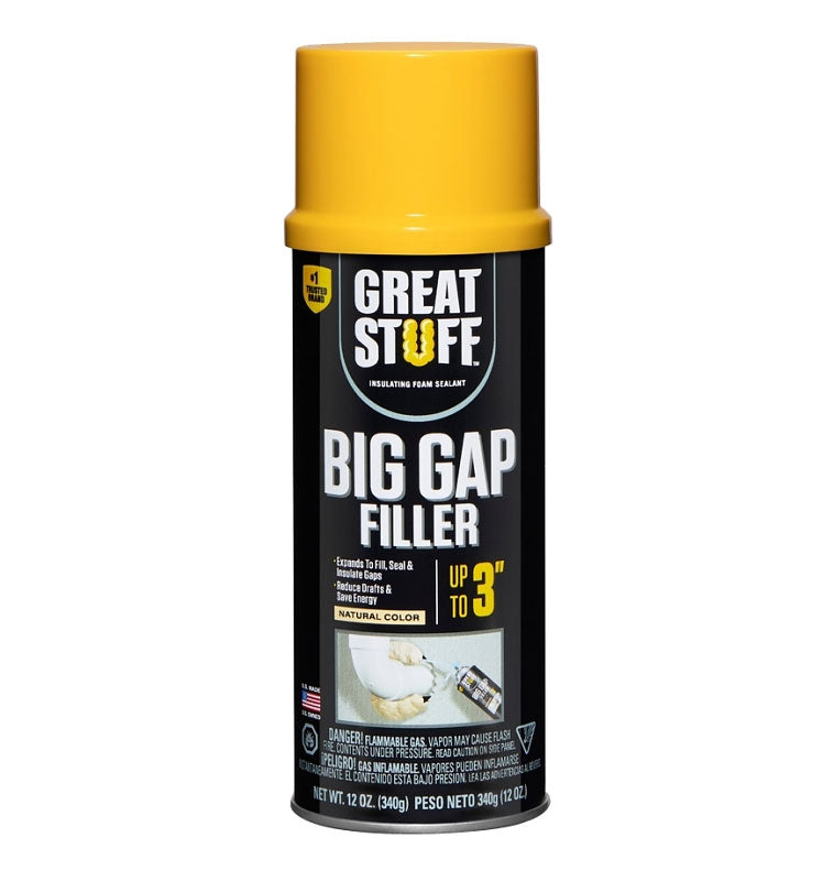 Dow 157906 Foam Sealant, Yellow, 12 oz Can