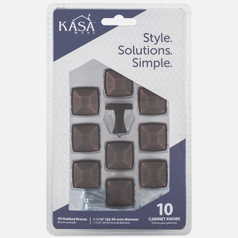 KasaWare 1-1/16" Square Knob