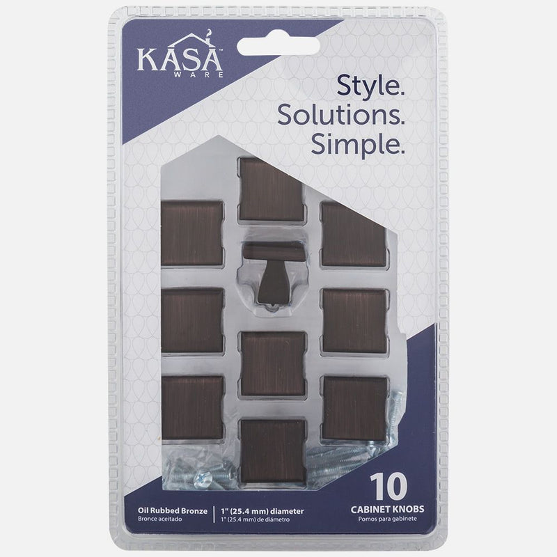 KasaWare 1" Square Knob