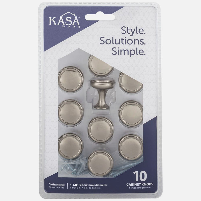 KasaWare 1-1/8" Flat Ring Knob