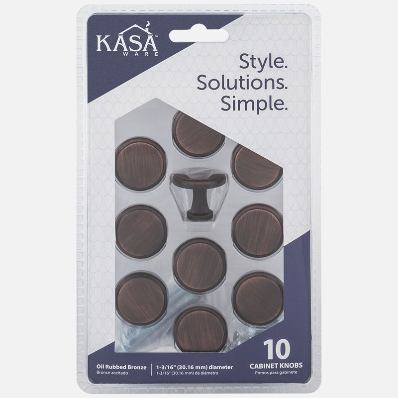 KasaWare 1-3/16" Flat Round Step Knob