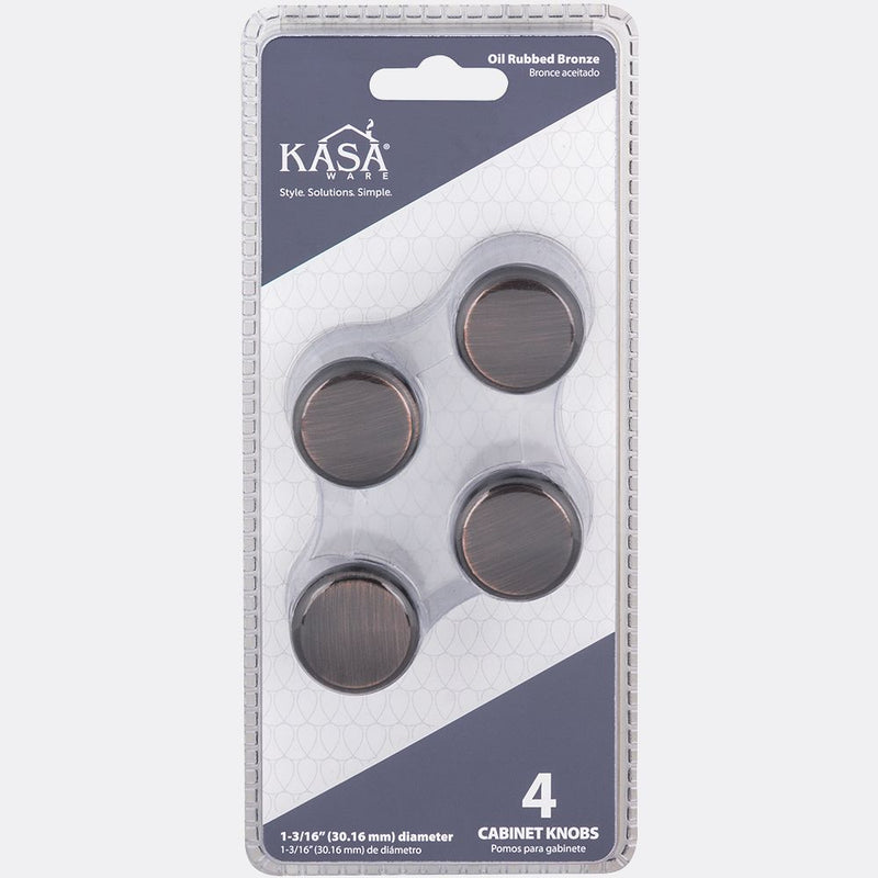 KasaWare 1-3/16" Flat Round Step Knob